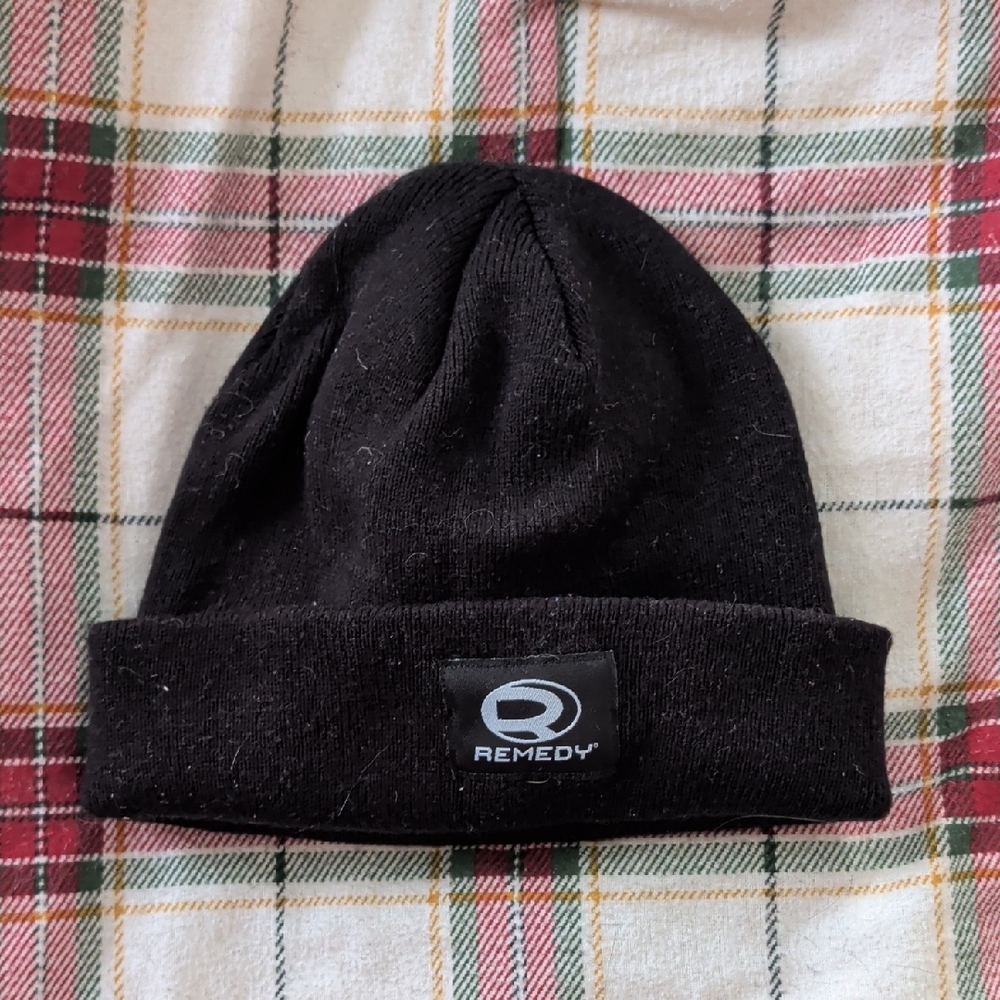 Remedy Black Beanie